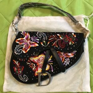 Christian Dior Butterfly Saddle Bag